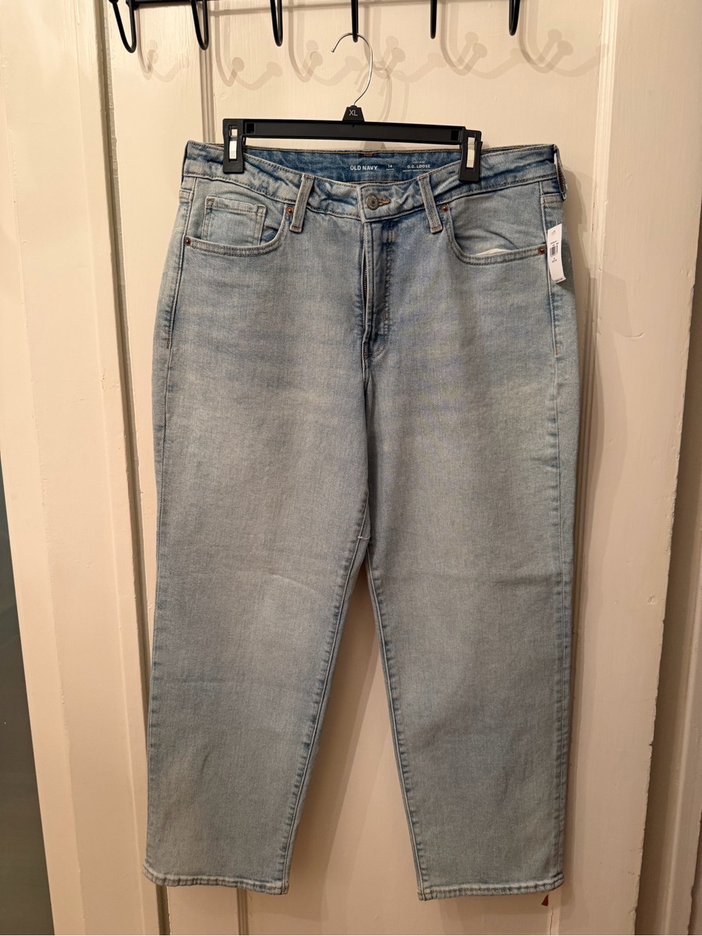 Old Navy Pale Blue Straight-Leg Women’s Jeans